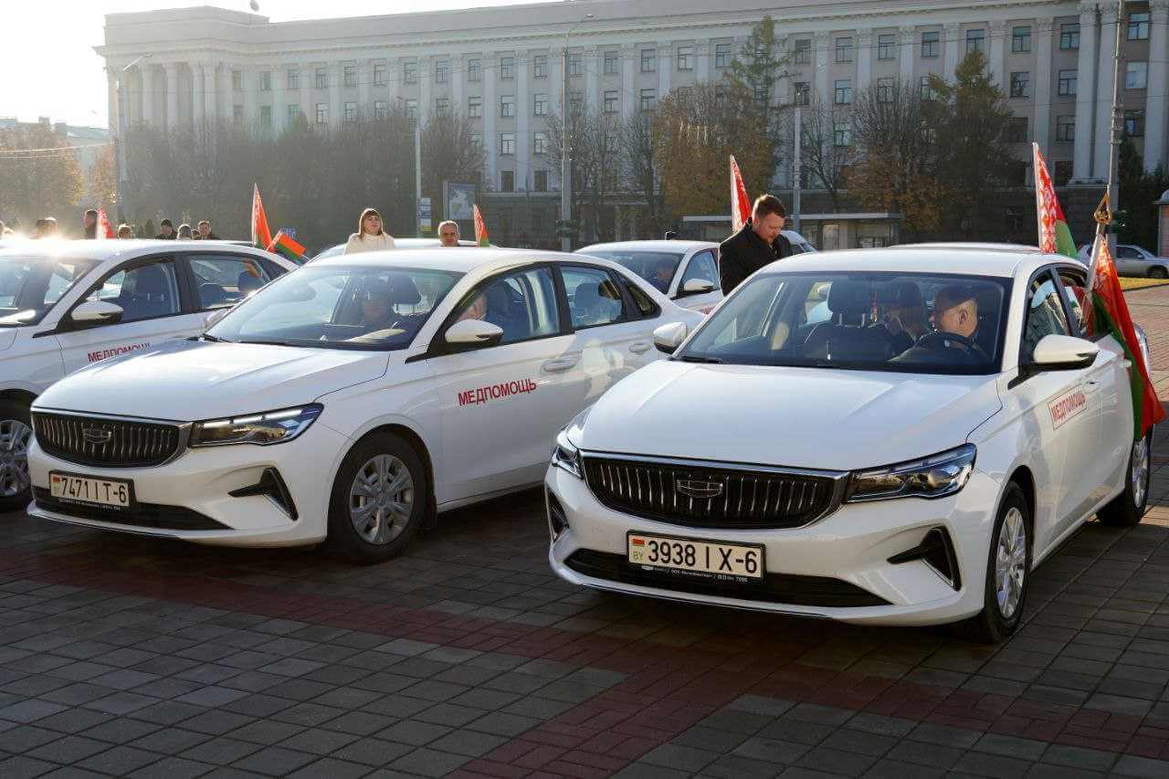 47 новых автомобилей медицинской помощи отправились во все города и районы Могилевской области
