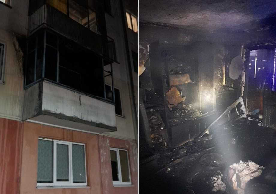 Ночной пожар в Могилеве: два человека спасены, четверо эвакуированы