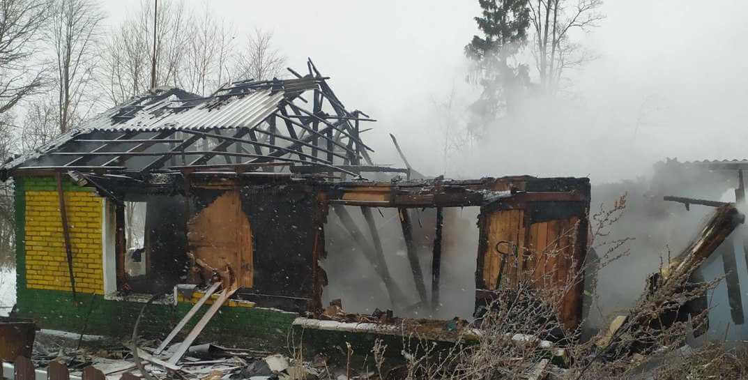 77-летний пенсионер погиб на пожаре в Дрибинском районе