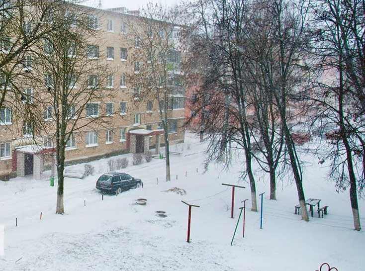 На Могилев идет циклон «Ваня» с сильными снегопадами: снега хватит до Нового года