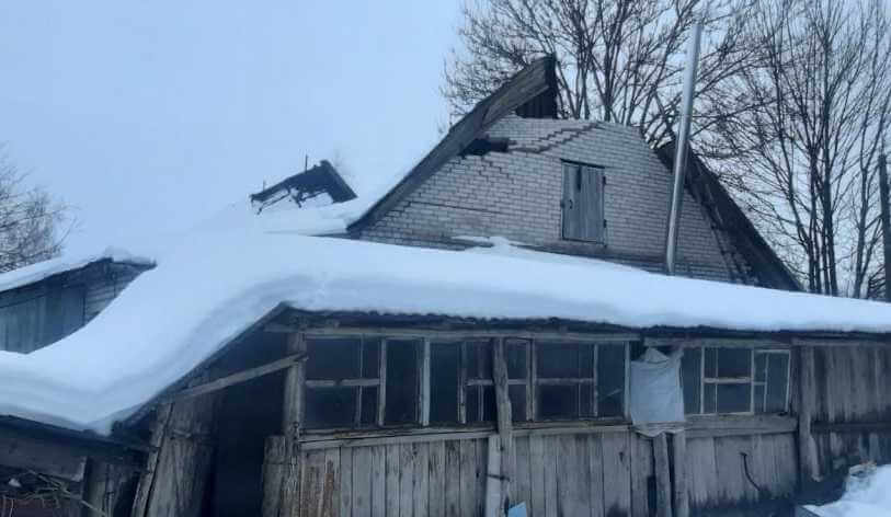 В Могилевской области за один день обрушились кровли двух домов