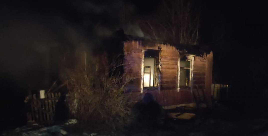В Осиповичском районе мужчина не смог покинуть горящий дом и погиб