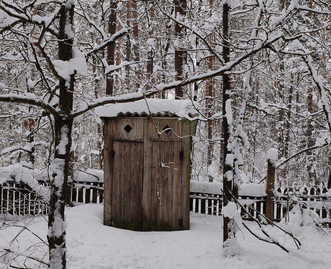 Сельский туалет на две кабинки продают за долги в Могилевской области