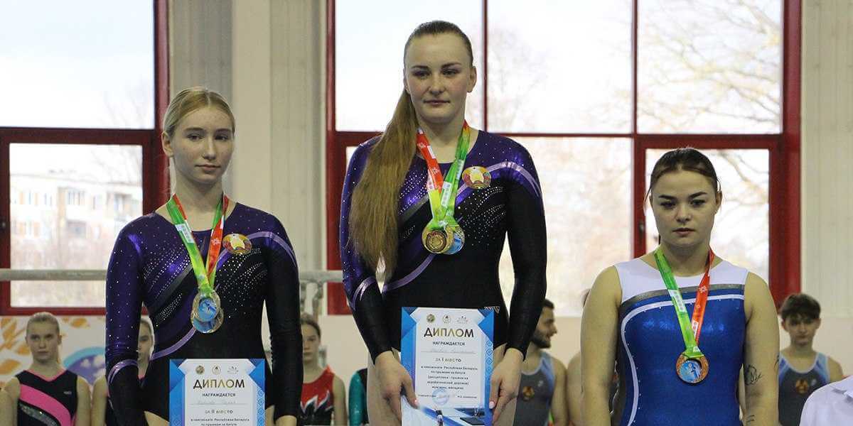 Чемпионкой страны по прыжкам на акробатической дорожке стала могилевчанка Екатерина Юкович