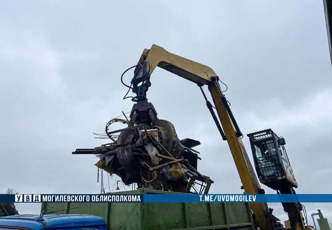 В Горках правоохранители изъяли более 3 тонн металлолома