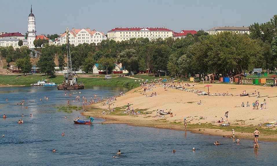 Места для купания официально определили в Могилеве
