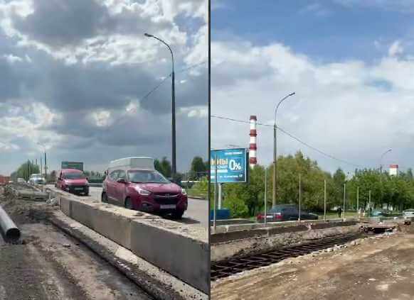 В Могилеве продолжается реконструкция путепровода по проспекту Мира