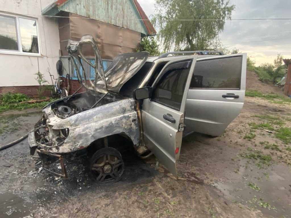 На Могилевщине за сутки сгорело два автомобиля