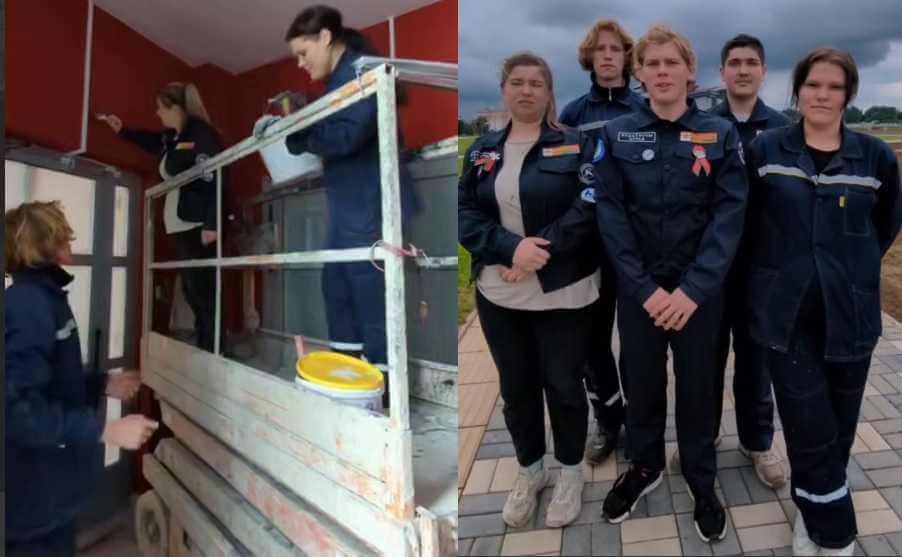 Студенты Могилева помогают в строительстве музея на Буйничском поле