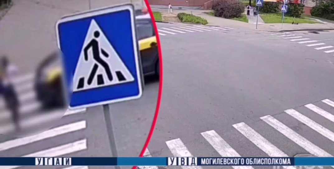 На Могилевщине 8-летняя велосипедистка попала под машину