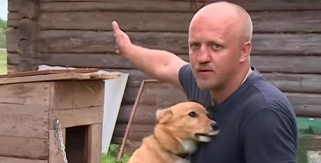В Могилеве ураган унёс в поле собаку прямо в будке