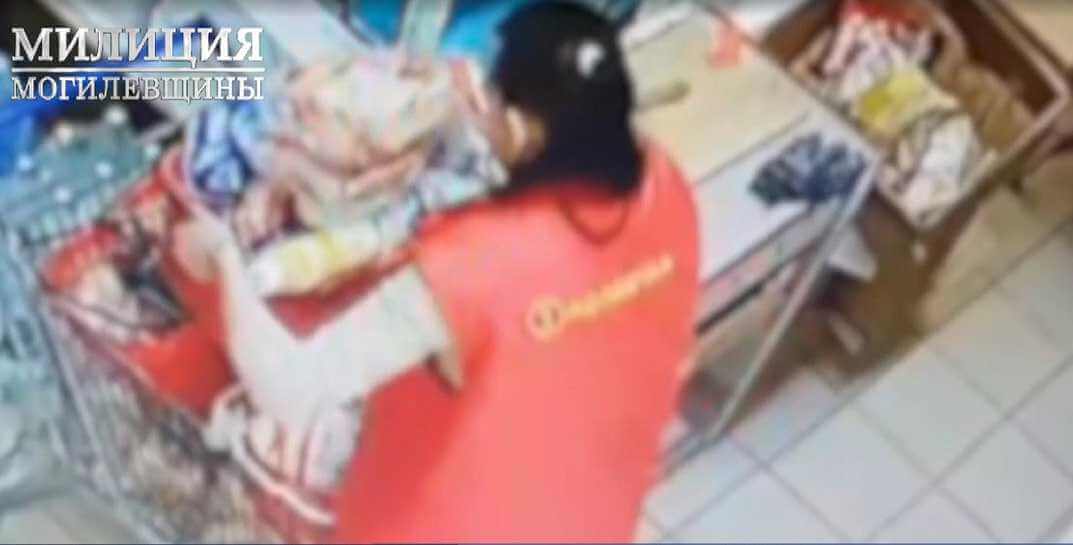 В Могилеве заведующая «Копеечки» тележками воровала продукты из своего магазина