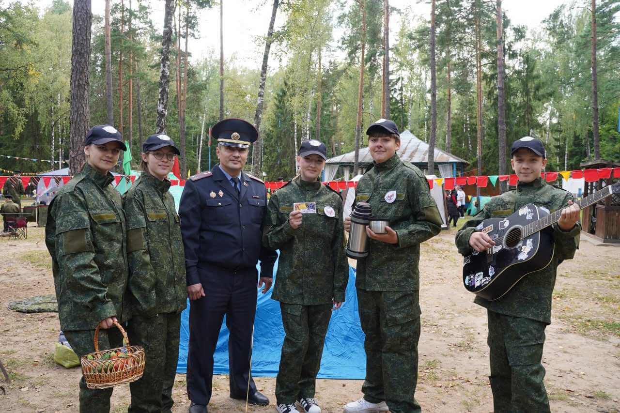 Для воспитанников «Днепровского рубежа» правоохранители Могилева провели туристический слет