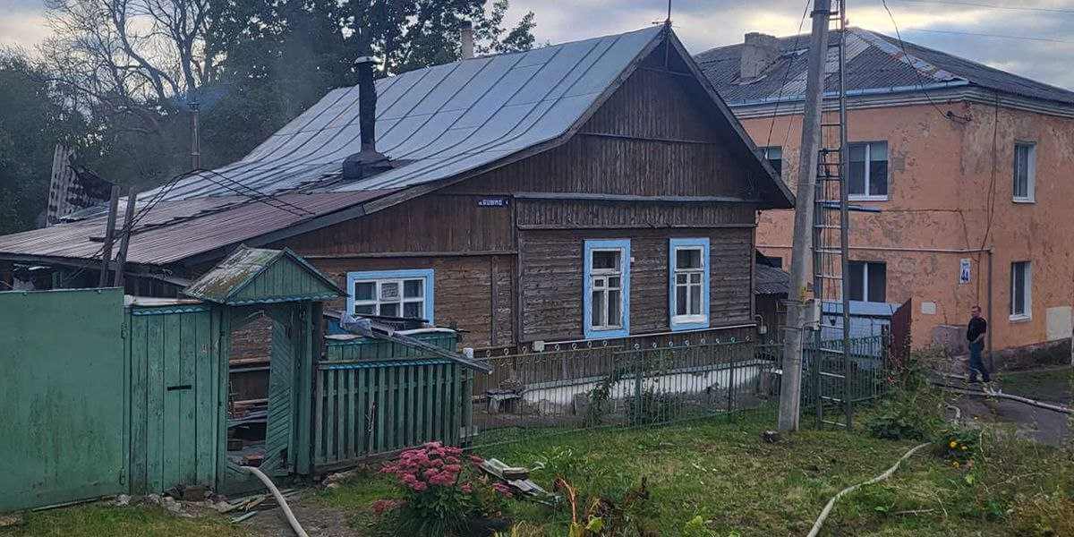 На улице Яцыно в Могилеве 20 сентября произошел пожар