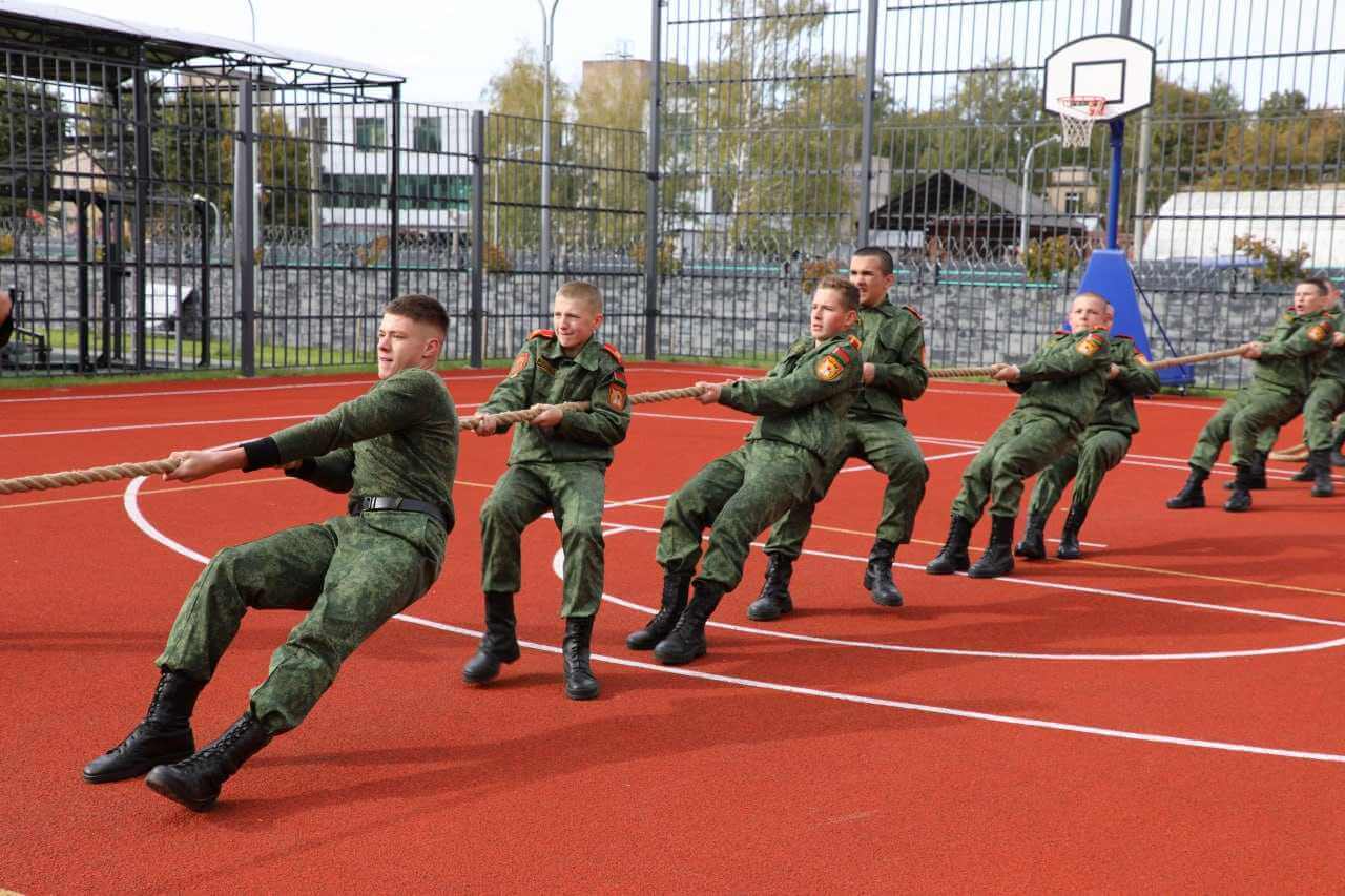 Спортивный праздник для ребят из военно-патриотических клубов прошел в Могилеве