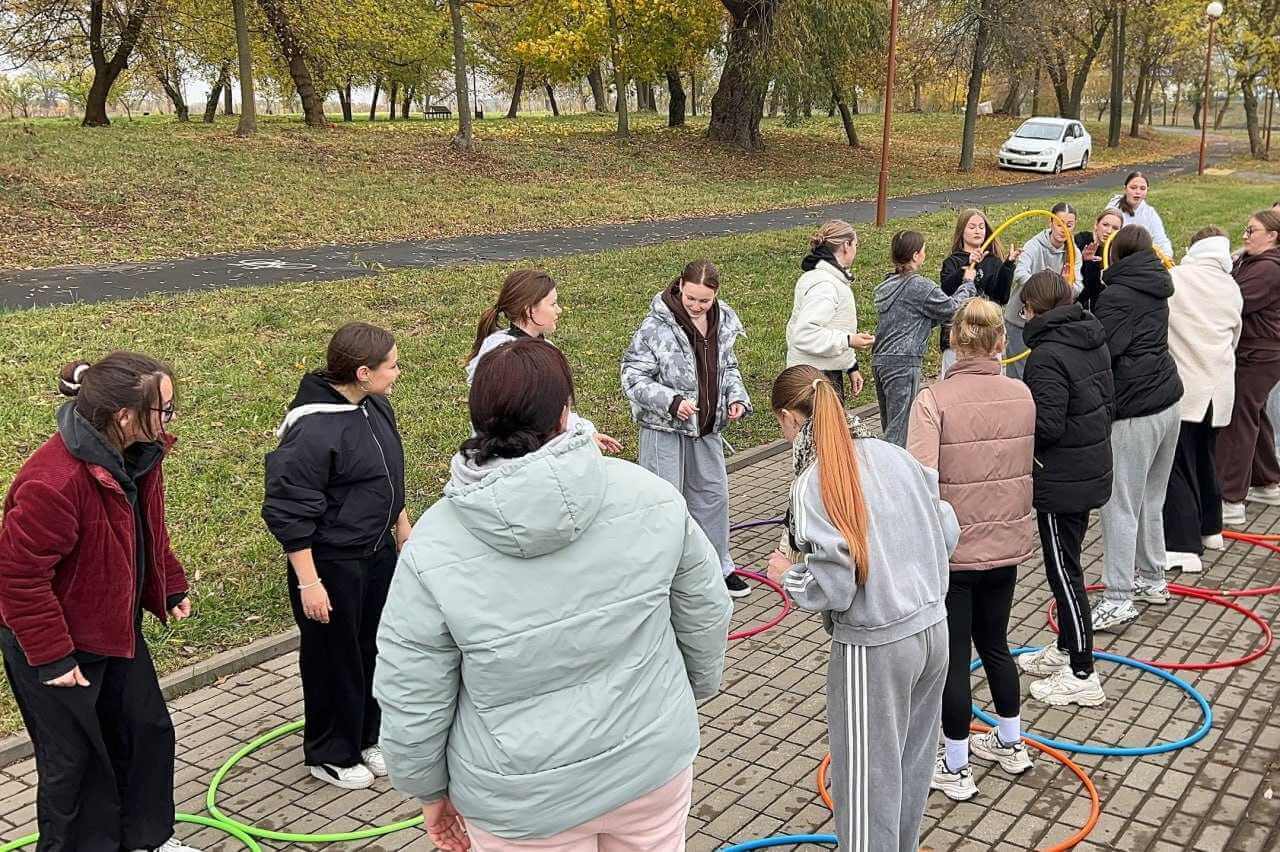 Осенний день здоровья в медколледже Могилева