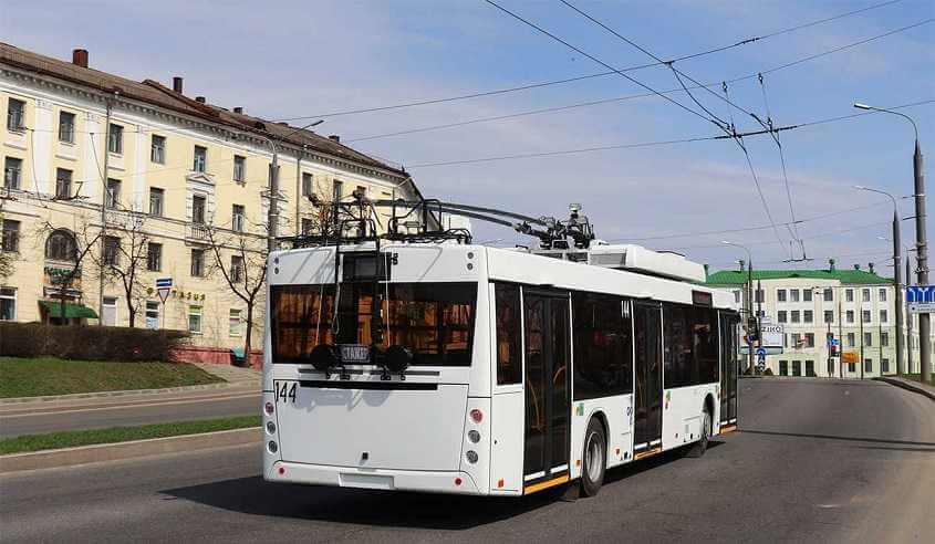 Вниманию пассажиров троллейбуса № 4 — завтра в Могилеве с 11.00 изменится расписание до конца дня