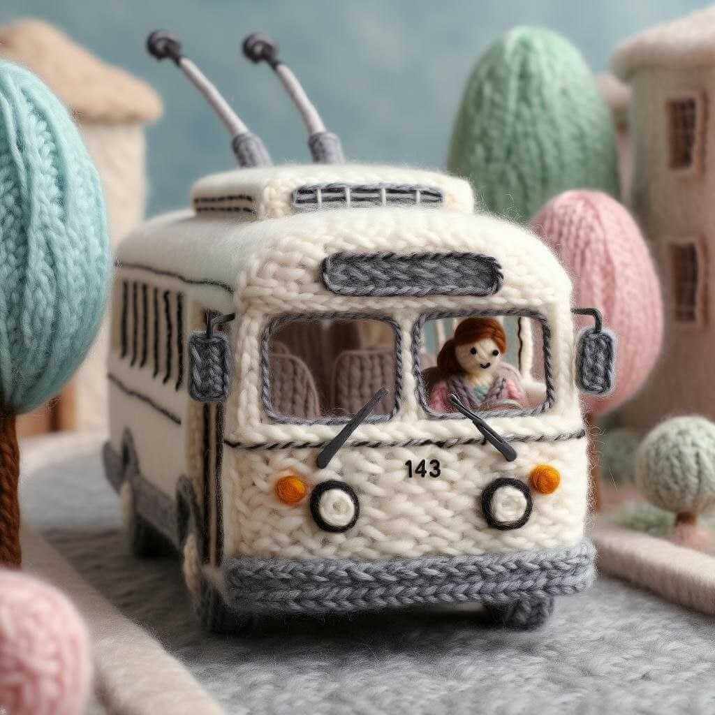 6 фото необычного флешмоба в Могилеве: Троллейбусный парк N1 в уютных картинах