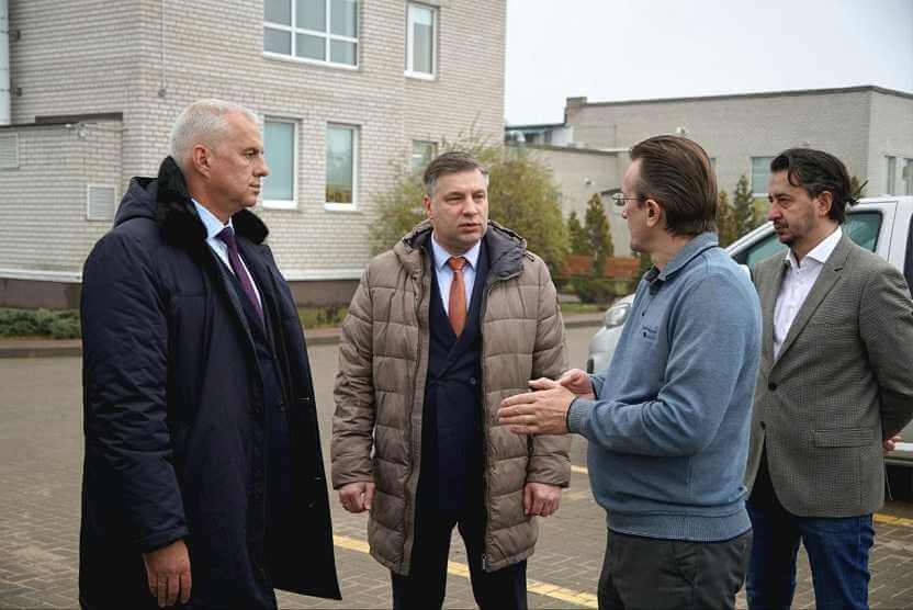 Мэр Могилева Сергей Чертков посетил предприятие «СТРИМ»