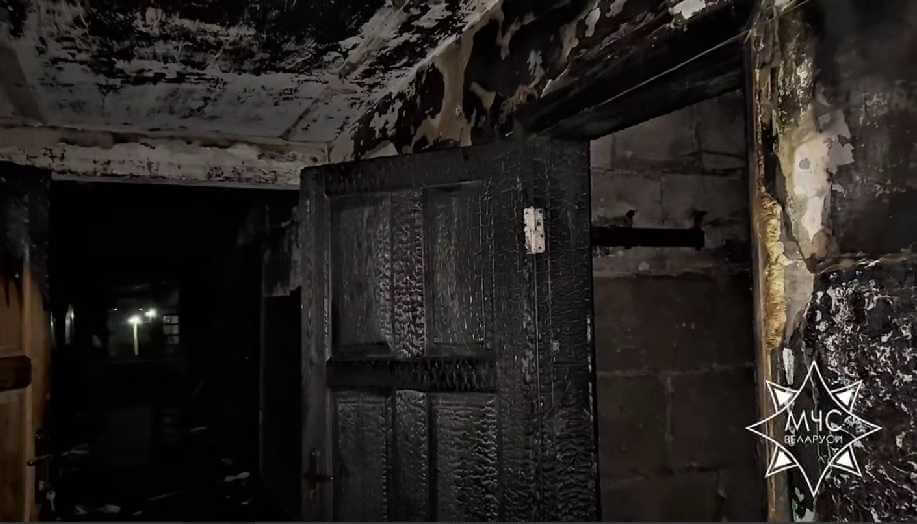 На Могилевщине горело общежитие — для спасения людей задействовали автолестницу