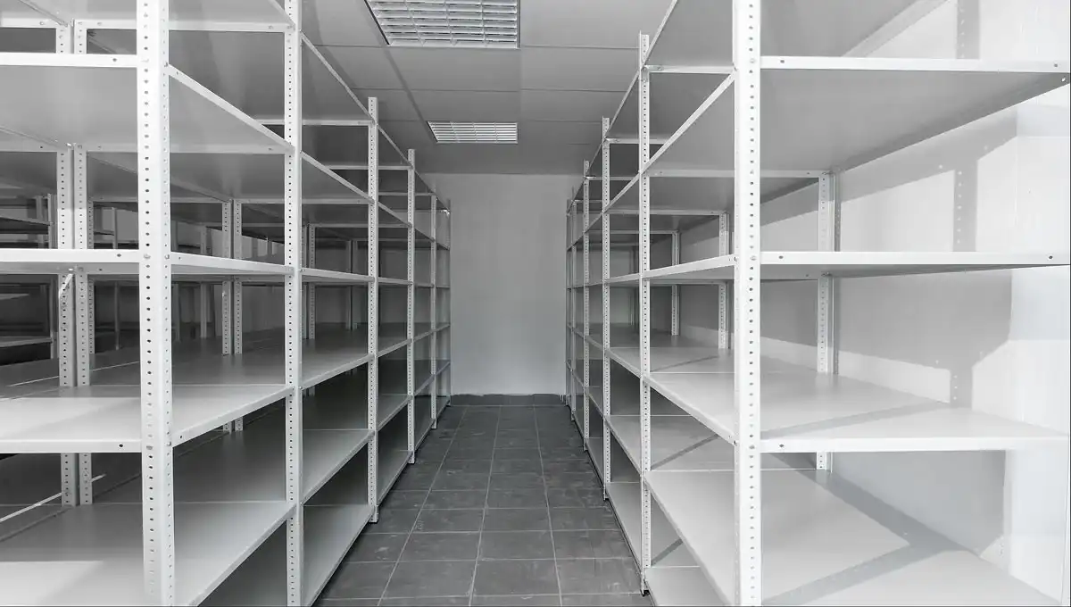 Металлический стеллаж как элемент интерьера: минимализм, лофт, индустриальный стиль