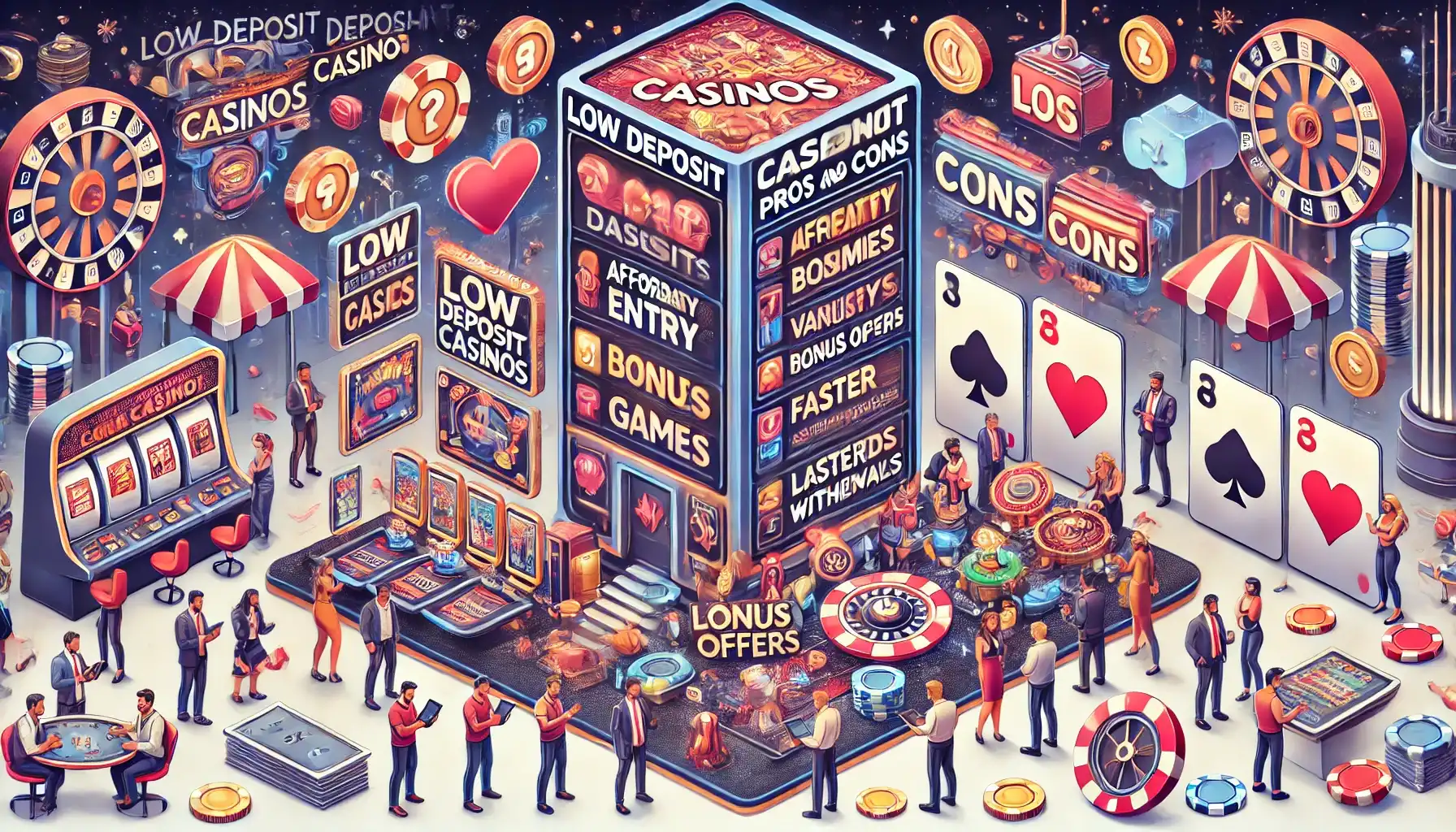 Казино с низкими депозитами: преимущества и недостатки