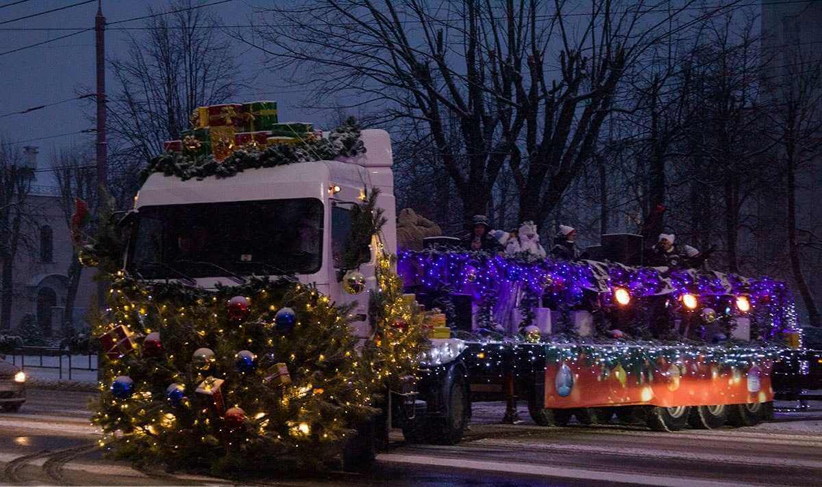 Где в Могилеве проедет нашумевший новогодний экспресс в последний раз?