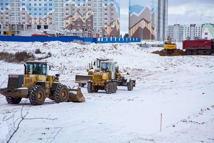 В Могилеве строят новую магистраль между районами