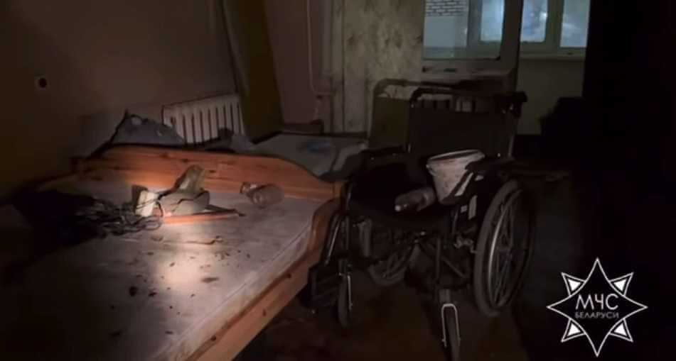 На пожаре в Могилеве работники МЧС спасли мужчину