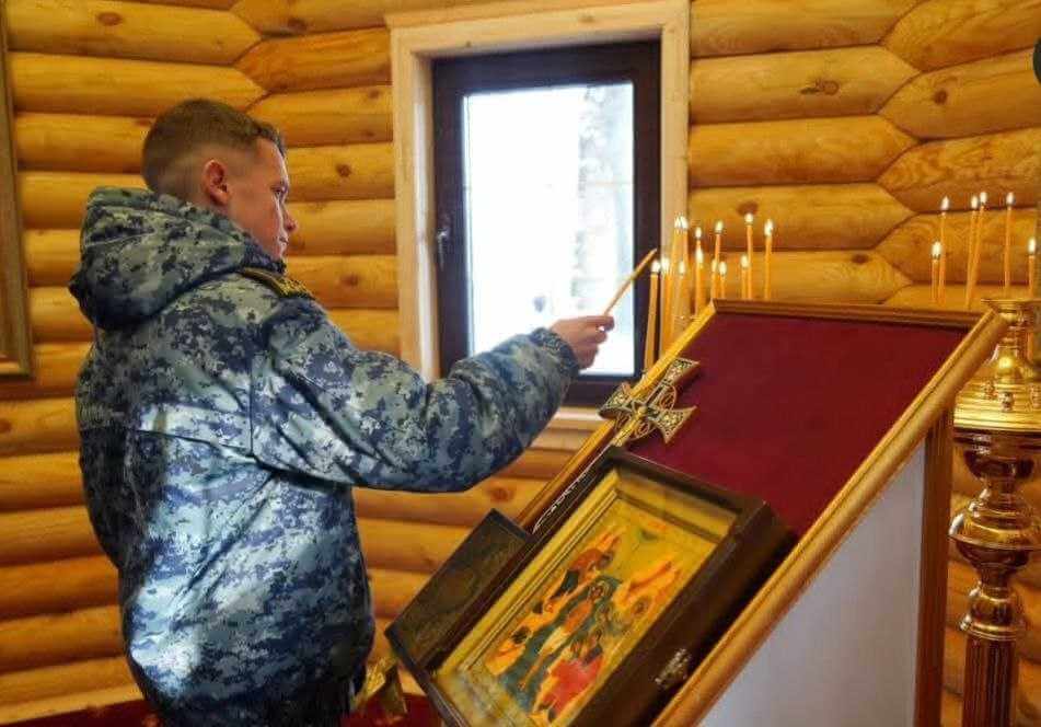 В Могилевском институте МВД освятили часовню Александра Невского