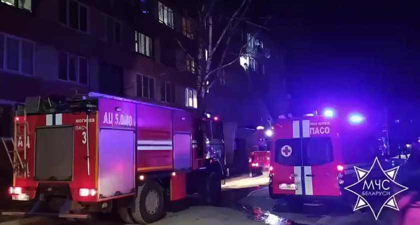 В Могилеве в пожаре в общежитии на улице Кутепова погибла женщина