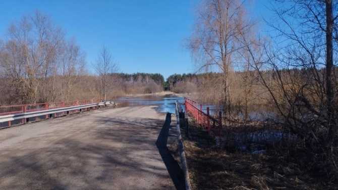 МЧС сообщило о двух подтоплениях дорог в Могилевской области