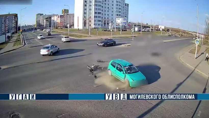 ДТП в Могилеве с участием мотоциклиста: пострадавший в больнице