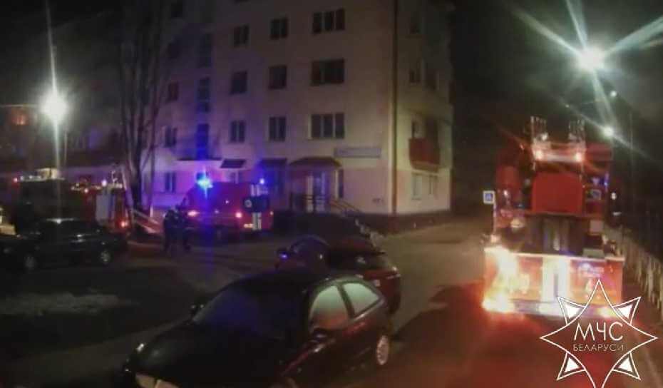 В Могилеве ночью горела квартира на Пушкинском
