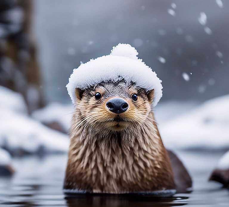 Рыболовы на Могилевщине вытащили из лунки живую выдру