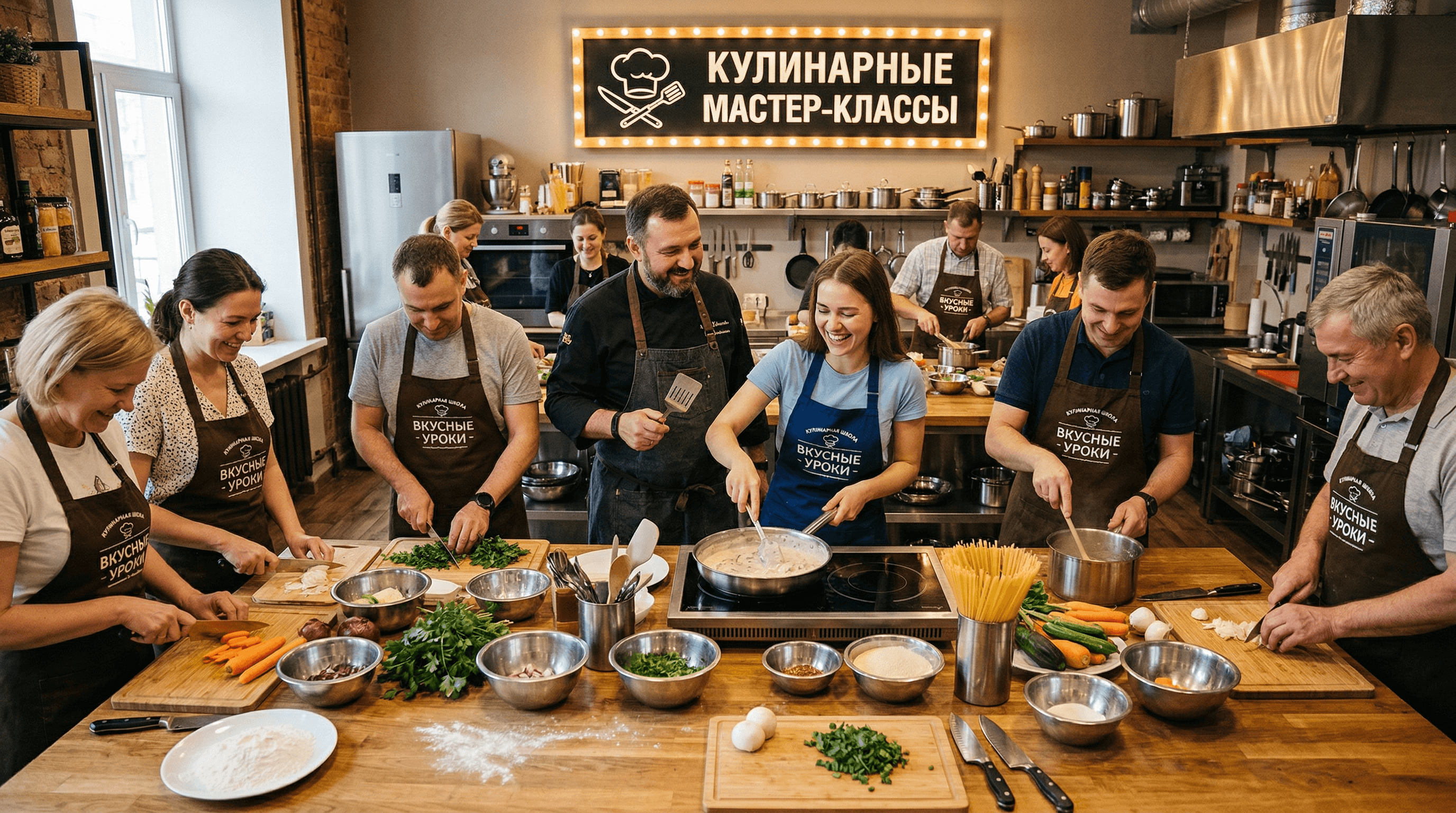 Не просто еда: почему кулинарные мастер-классы стали главным развлечением выходного дня
