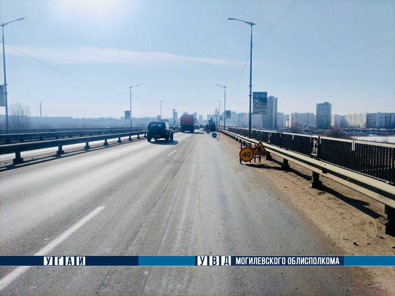 С 18 по 25 марта проведут дорожные работы на мосту по улице Королева в Могилеве