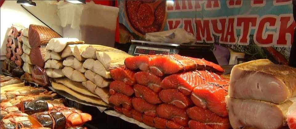 В Могилеве до 6 марта в микрорайоне Соломинка работает ярмарка «Рыба Камчатки»