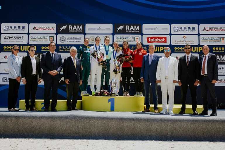 Могилевчанка Анастасия Малашенока завоевала "серебро" этапа Кубка мира по современному пятиборью в Египте