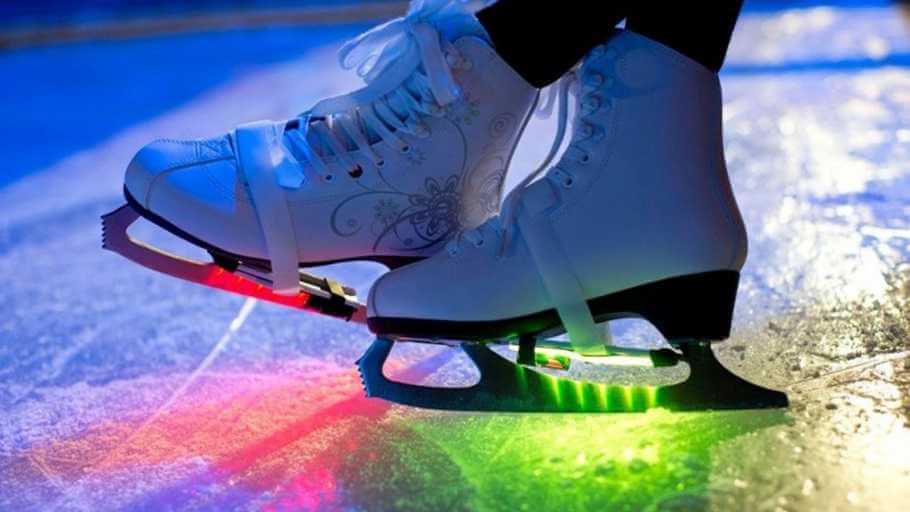 Массовое катание на коньках в Ледовом дворце спорта Могилева