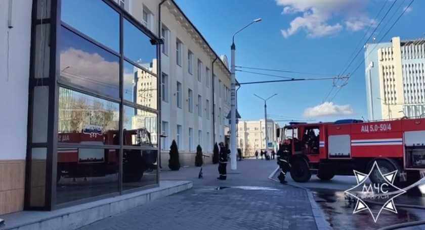 В Могилеве случился пожар в кафе на Первомайской