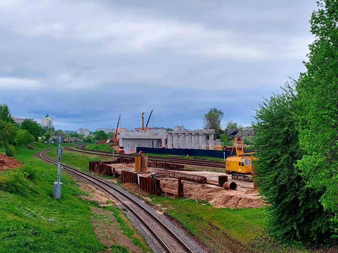 Строительство путепровода по ул. 1-я Железнодорожная в Могилеве