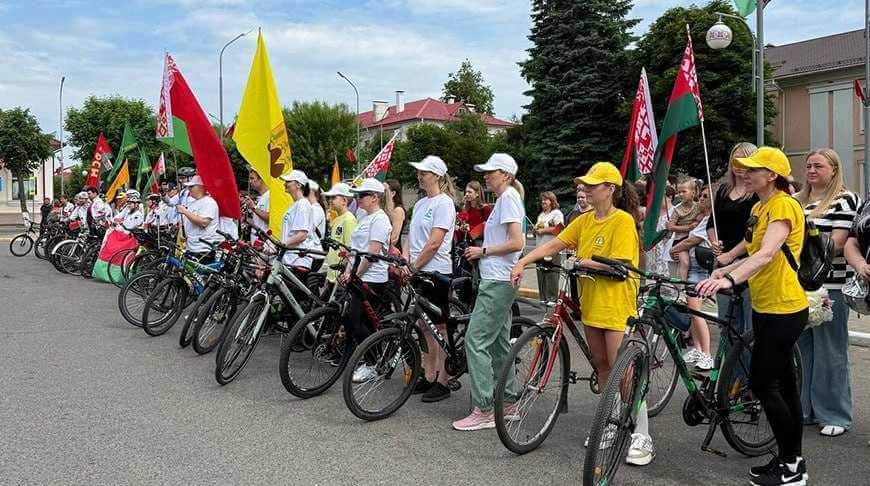 На Могилевщине дан старт республиканскому велосипедному пробегу