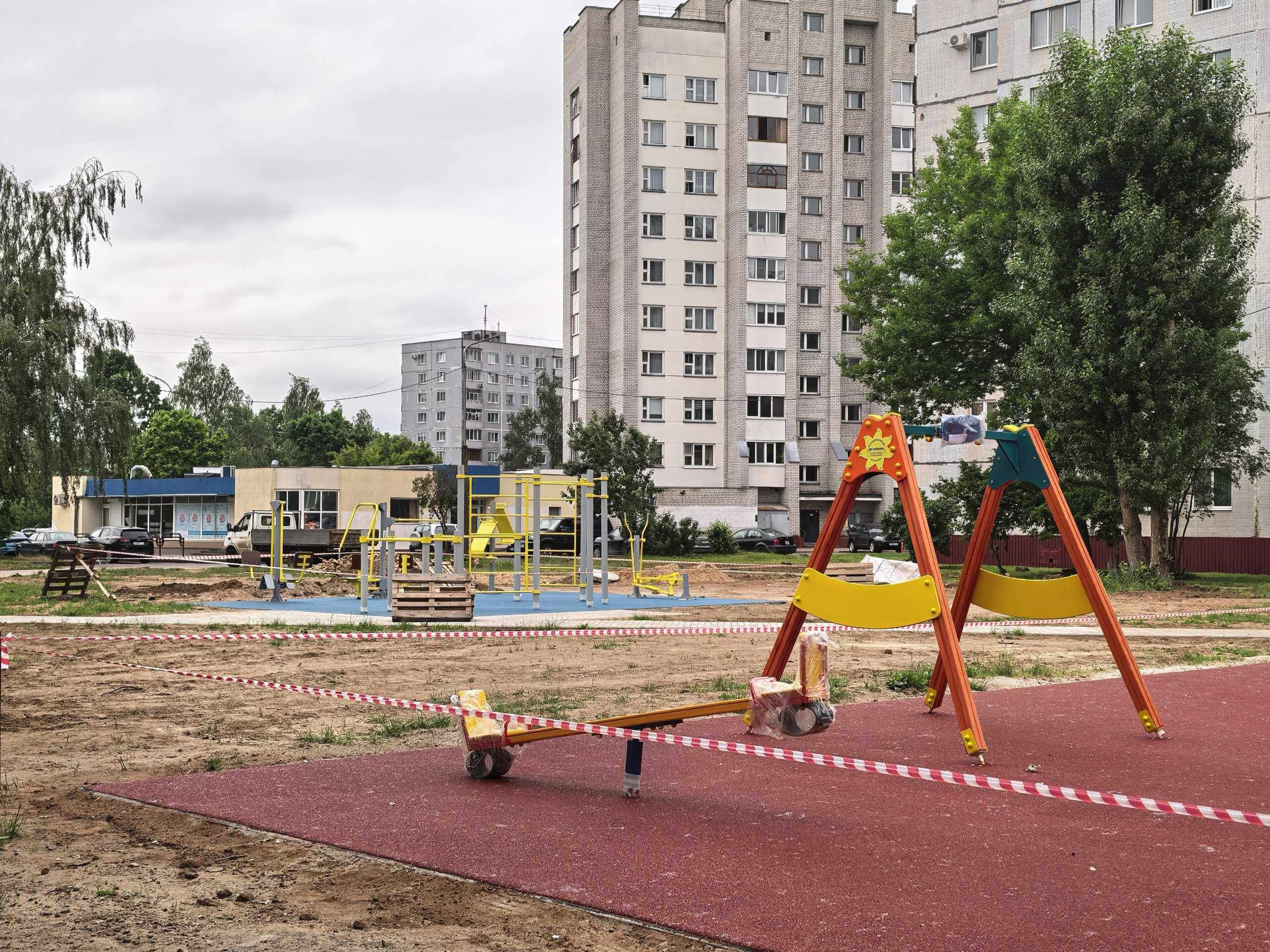 На бульваре Непокорённых откроется еще одна площадка для игр и занятий спортом
