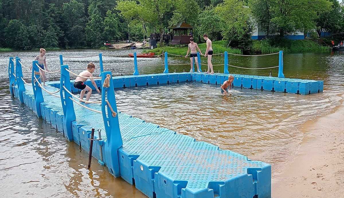 В Могилеве на Печерском озере обновили «лягушатник»