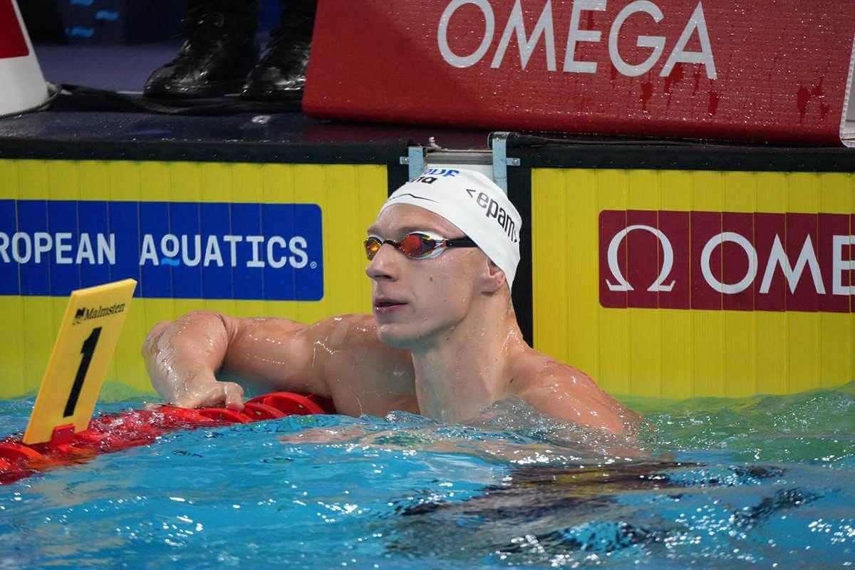 Могилевчанин взял бронзу на Чемпионате Европы по плаванию баттерфляем